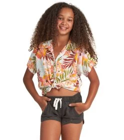 Billabong Girls' Mad For You Woven Shorts (Little Kid, Big Kid)