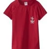 Billabong Girls' Sol Searcher Short Sleeve Rashguard (Little Kid, Big Kid) -Billabong 5668631314600 raspberry 1a