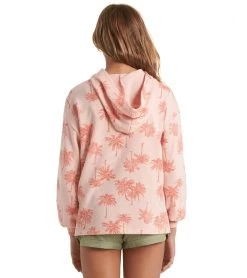 Billabong Girls' Palms Forever Long Sleeve Hoodie -Billabong 6297056247976 peachy 3a