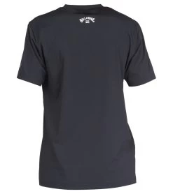 Billabong Boys' All Day Wave Loose Fit Short Sleeve Rashguard -Billabong 6908218048680 black 4a