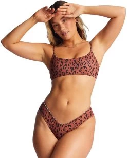 Billabong Spotted In Paradise Reversible Mini Crop Bikini Top