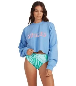 Billabong Women's Hey Gday Cropped Crew Tee 5 Billabong Women's Hey Gday Cropped Crew Tee -Billabong 7315036733608 surfside 2a