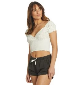 Billabong Women's Spring Air Top -Billabong 7316759085224 saltcrystal 5a