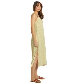 Billabong Women's Sunbright Midi Slip Dress -Billabong 7316759150760 lime 2a