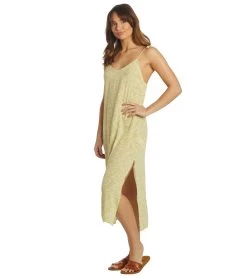 Billabong Women's Sunbright Midi Slip Dress -Billabong 7316759150760 lime 5a