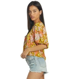 Billabong Women's Beach Daze Top -Billabong 7316759445672 moss 5a