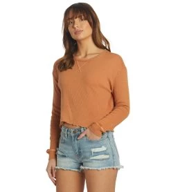 Billabong Women's Pick Me Up Top -Billabong 7316759806120 toffee 5a