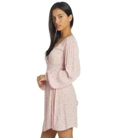 Billabong Women's Spring Romance Mini Wrap Dress -Billabong 7316760363176 pinklady 5a