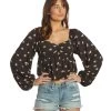 Billabong Women's Love You More Top -Billabong 7316760559784 offblack 1a