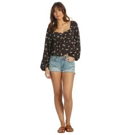 Billabong Women's Love You More Top -Billabong 7316760559784 offblack 4a