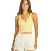 Billabong Women's Notch Tank Top -Billabong 7419421556904 pinacolada 1a