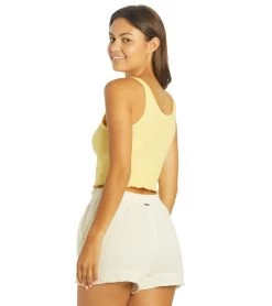 Billabong Women's Notch Tank Top -Billabong 7419421556904 pinacolada 3a