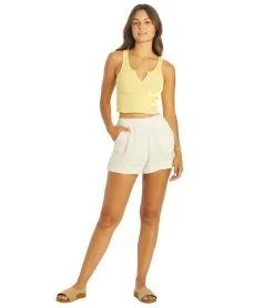 Billabong Women's Notch Tank Top -Billabong 7419421556904 pinacolada 4a
