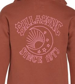 Billabong Girls' Kiss The Moon Pullover Hoodie (Little Kid, Big Kid) -Billabong 7555256516776 sweetchocolate 3a