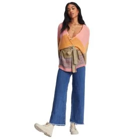 Billabong Women's Surf Check Cardigan 7 Billabong Women's Surf Check Cardigan -Billabong 7607360585896 multi 3a