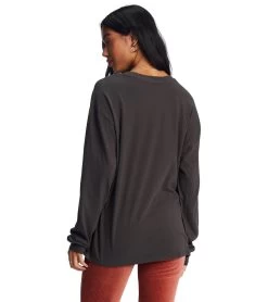 Billabong Women's Flower Child Long Sleeve Tee -Billabong 7607360815272 offblack 3a