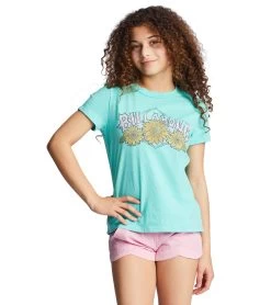 Billabong Girls' Heritage Sunflower Short Sleeve Tee (Little Kid, Big Kid)