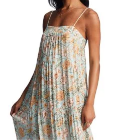 Billabong Women's Distant Shores Maxi Dress 10 Billabong Women's Distant Shores Maxi Dress -Billabong 7754198646952 pureaqua 4a