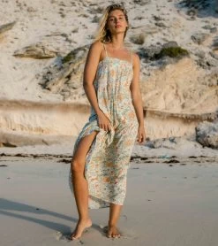 Billabong Women's Distant Shores Maxi Dress 11 Billabong Women's Distant Shores Maxi Dress -Billabong 7754198646952 pureaqua 5a