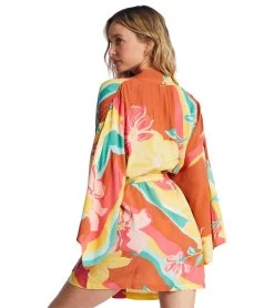 Billabong Women's Loveland 2 Kimono Dress -Billabong 7754199367848 brick 3a